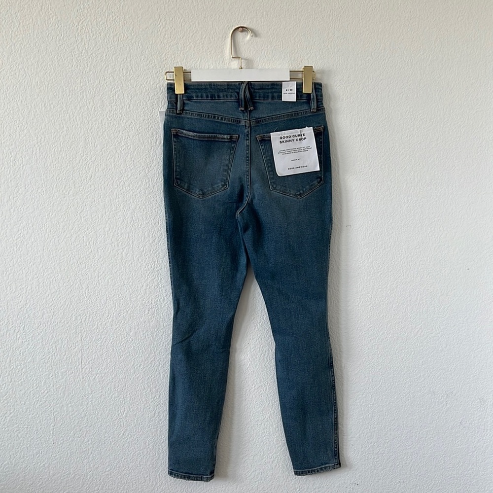 🎉HP🎉 GOOD AMERICAN Good Curve Skinny Crop Jean - Picture 8 of 13